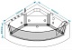 Grossman Акриловая ванна GR-15000-1 150x150 с гидромассажем – картинка-14