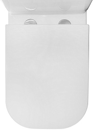 Azario Унитаз-компакт Riano AZ-1305A безободковый с бачком с сиденьем микролифт белый – фотография-14