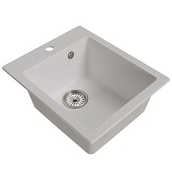 Mixline Мойка кухонная ML-GM14 ультра-белая – фотография-2