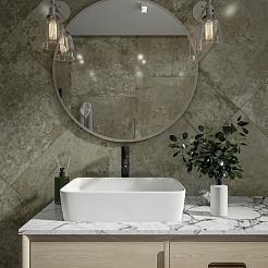 Teymi Накладная мебельная раковина Helmi 50 белый матовый T50291 – фотография-3