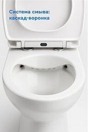Vivon Унитаз-компакт Olkott KWH01 безободковый с быстросъёмным сиденьем микролифт – фотография-9