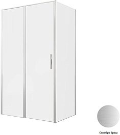 Allen Brau Душевой уголок Priority 120x80 3.31032.BA/3.31041.BA серебро браш – фотография-5