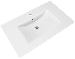 Teymi Тумба с раковиной Vitra 75 подвесная дуб/графит – фотография-6