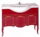 ASB-Woodline Мебель для ванной Эмили 105 красный/ патина золото – картинка-10