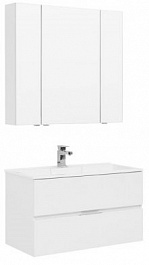 Aquanet Мебель для ванной Алвита 90 белая – фотография-1