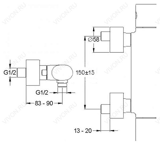 Jacob Delafon Смеситель Talan E10091-CP – картинка-3