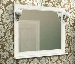 Акватон Зеркало для ванной "Жерона 105" белое серебро – фотография-2