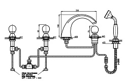 Rav Slezak Смеситель Brilliance BRILLIANCE169.5P – фотография-3