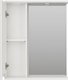 Misty Мебель для ванной Атлантик 60 L 2 ящика белая – фотография-8