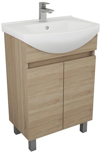 Owl 1975 Тумба для умывальника Eland 55 дуб сонома – фото, картинка, фотография-1