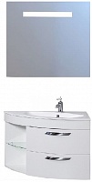 De Aqua Мебель для ванной Трио Люкс 90 R, зеркало Экстра EXT 90 FP