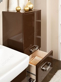 Акватон Полуколонна для ванной "Америна" коричневая – фотография-3