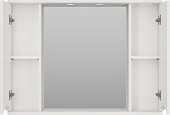 Misty Зеркальный шкаф Атлантик 100 белый – фотография-3