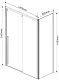 Vincea Душевой уголок Lugano 140x90 VSR-1L9014CLB-1 профиль черный стекло прозрачное – картинка-6