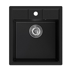 Mixline Мойка кухонная ML-GM28 ультра-черная – фотография-1