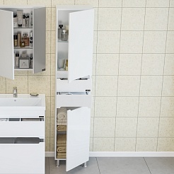 СанТа Пенал для ванной Лондон 40 напольный – фотография-3