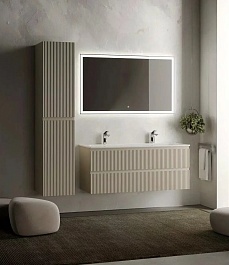 Sancos Тумба с раковиной Snob R 120 beige soft раковина CN7016 – фотография-3