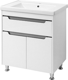 Ceruttispa Тумба для умывальника Эмилия grey 70 – фотография-1