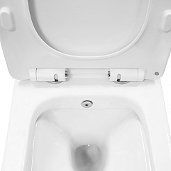 Azario Унитаз подвесной Nove AZ-9321B безободковый с функцией биде белый – фотография-6