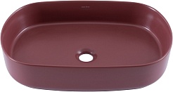 Allen Brau Мебельная накладная раковина Fantasy 55 4.11022.BD бордо – фотография-3