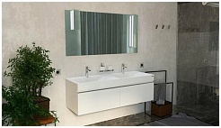 Velvex Мебель для ванной комнаты Pulsus 140 белая – фотография-3