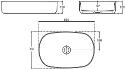 Allen Brau Мебельная накладная раковина Fantasy 55 4.11022.SM розовый – фотография-7