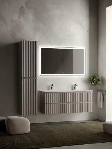 Sancos Шкаф пенал Snob R 35 подвесной пыльная роза (doha soft) – фотография-6