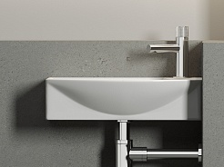 Ceramicanova Раковина Element 45/22 CN6038L белая – фотография-5