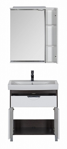 Aquanet Тумба с раковиной "Гретта 75" венге – картинка-9