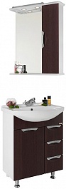Водолей Мебель для ванной Лира 65 R с ящиками венге – фотография-1
