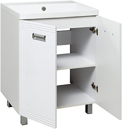 Runo Тумба под раковину Карат 60 белая – фотография-2