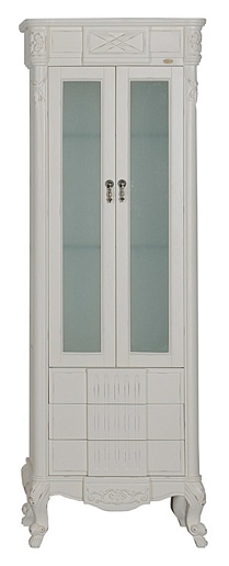 Demax Пенал для ванной "Луизиана" blanco antic – фото-1