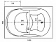 Bas Акриловая ванна Рио 105х70 – фотография-8