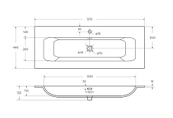 BelBagno Мебель для ванной Eco Cer-N 120 фисташковый софт CZR-8073-120 ручки чёрные – фотография-7