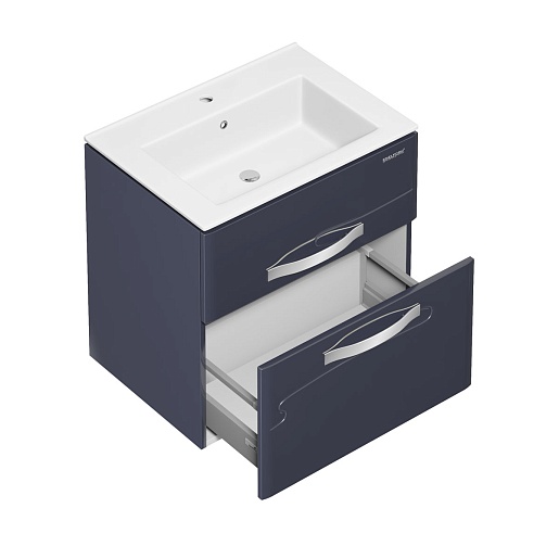  Тумба с раковиной Nota 65 серая – картинка-7