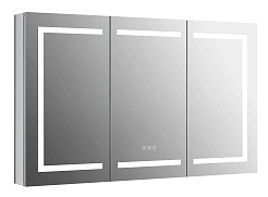 Aquatek Зеркало-шкаф 120 AQ7124-MLC с круговой подсветкой – фотография-1