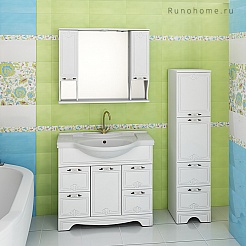 Runo Мебель для ванной Кантри 85 – фотография-4