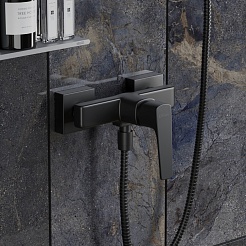 Paini Смеситель для ванны Bari RTYO511 чёрный – фотография-2