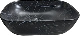 Ceruttispa Раковина накладная 45.5 CR8215MMB мрамор черный матовый