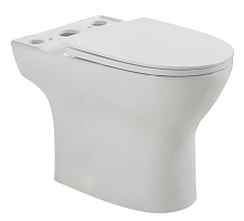 BelBagno Чаша унитаза безободкового Lounge BB045CPR/SC с сиденьем