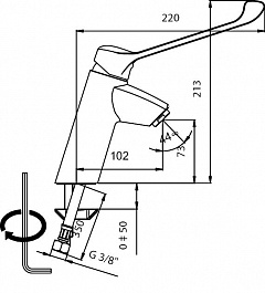 Jacob Delafon Смеситель для раковины Easy E18162-CP – фотография-2