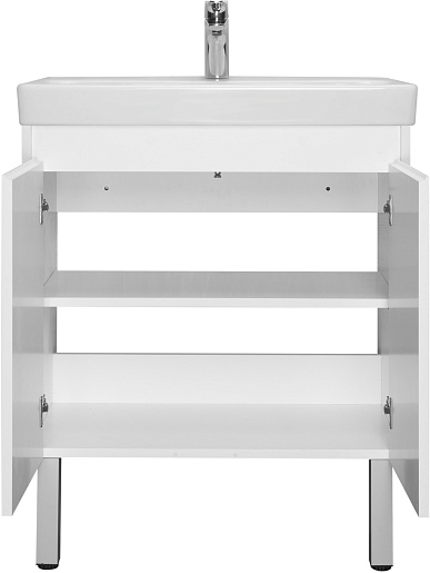 Акватон Тумба с раковиной Сканди Doors 70 белая – картинка-5
