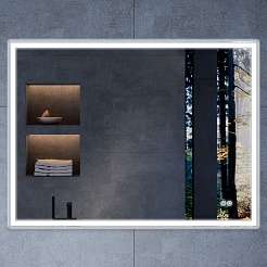 Vincea Мебель для ванной Mia 80 2 ящика подвесная белая – фотография-10