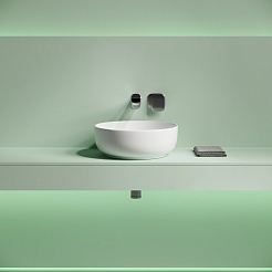 Ceramicanova Мебельная раковина Taycan 37 CN12003 белая – фотография-5