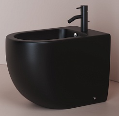 Ceramicanova Напольное биде Metropol CN4005MB чёрный матовый – фотография-1