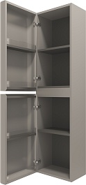 Vincea Шкаф пенал Caprise 40 L подвесной светло-серый матовый – фотография-2
