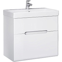 Jorno Тумба под раковину Moduo Slim 60 белая Mod.01.60/P/W подвесная