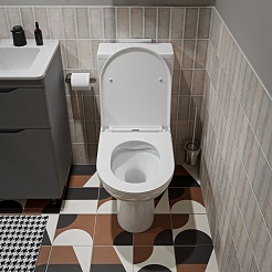 Vivon Унитаз-компакт Olkott KWH01 безободковый с быстросъёмным сиденьем микролифт – фотография-5