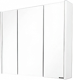 Comforty Зеркальный шкаф Женева 90 дуб белый – фотография-1