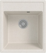 Teymi Мойка кухонная Helmi Smart 42 кварцевая белая матовая